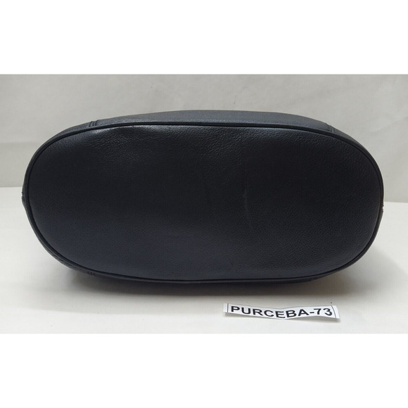 Michael Kors Jet Set Black Soft Leather Double Handles Tote Shoulder Bag - Picture 7 of 16